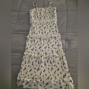 Floral Ruffle Maxi Dress